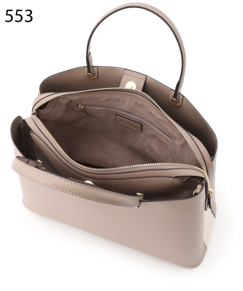 UNTITLED（アンタイトル）の「◆【通勤におすすめ】バイカラーライティトートバッグ（トートバッグ・レディース・ベージュ系その他2/ブラック系4・99）」の7枚目の写真