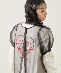 FREAK'S STORE | シアー2WAYパフスリーブブラウス(シャツ/ブラウス)