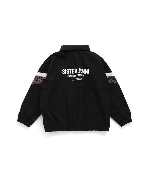 SISTER JENNI(SISTER JENNI)の「フード収納袖切替えウィンドブレーカー(ナイロンジャケット・キッズ・ブラック/ラベンダー・130cm/150cm/160cm/140cm)」の19枚目の写真