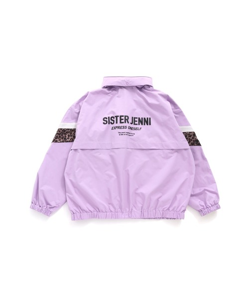 SISTER JENNI(SISTER JENNI)の「フード収納袖切替えウィンドブレーカー(ナイロンジャケット・キッズ・ブラック/ラベンダー・130cm/150cm/160cm/140cm)」の17枚目の写真