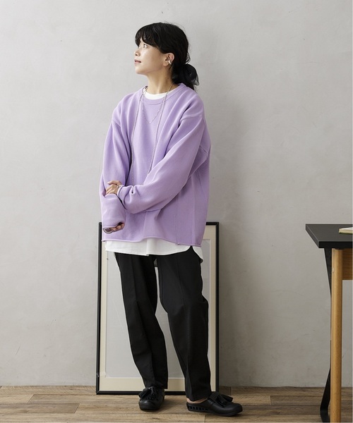 JOURNAL STANDARD relume(ジャーナルスタンダード レリューム)の「【ニット+カットソーの2点SET】リサイクルメッシュニット(ニット/セーター・メンズ・ラベンダー/スカイブルー/グレー/ブラック系その他/ライトグレー/ピンク系その他/ライトイエロー/ライトグリーン・MEDIUM/LARGE)」の16枚目の写真