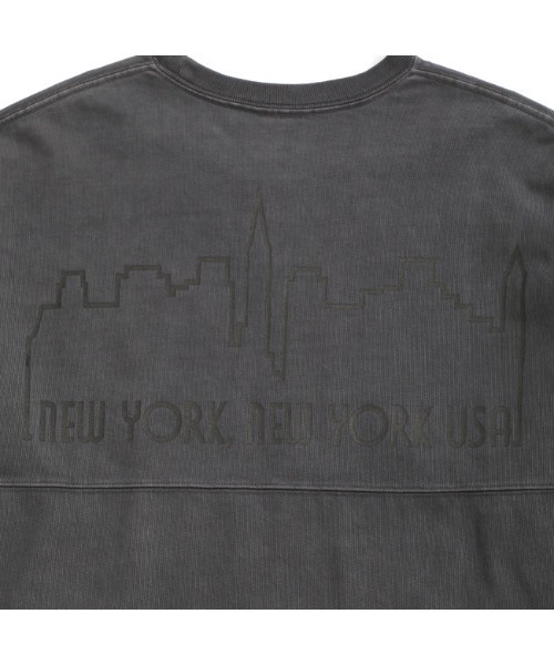 Manhattan Portage（マンハッタンポーテージ）の「L/S Print T-Shirt（Tシャツ/カットソー・メンズ・チャコールグレー/アイボリー/パープル・LARGE/MEDIUM）」の12枚目の写真