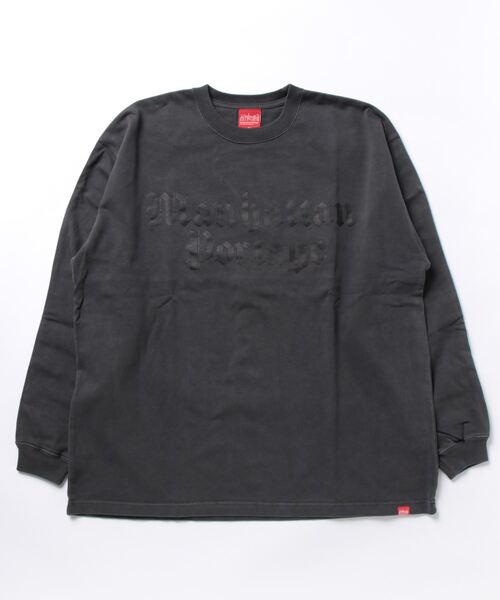 Manhattan Portage（マンハッタンポーテージ）の「L/S Print T-Shirt（Tシャツ/カットソー・メンズ・チャコールグレー/アイボリー/パープル・LARGE/MEDIUM）」の16枚目の写真