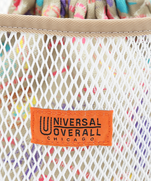 UNIVERSAL OVERALL（ユニバーサルオーバーオール）の「【UNIVERSAL OVERALL / ユニバーサル オーバーオール】ポーチinメッシュショルダー（エコバッグ/サブバッグ・メンズ・ブラック/カーキ/ホワイト・フリー）」の16枚目の写真