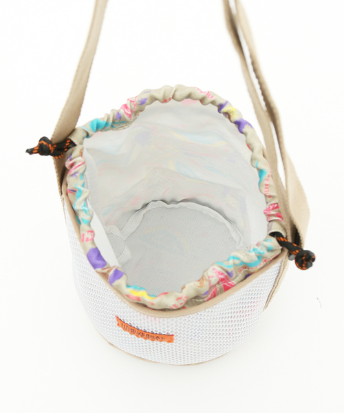 UNIVERSAL OVERALL（ユニバーサルオーバーオール）の「【UNIVERSAL OVERALL / ユニバーサル オーバーオール】ポーチinメッシュショルダー（エコバッグ/サブバッグ・メンズ・ブラック/カーキ/ホワイト・フリー）」の18枚目の写真