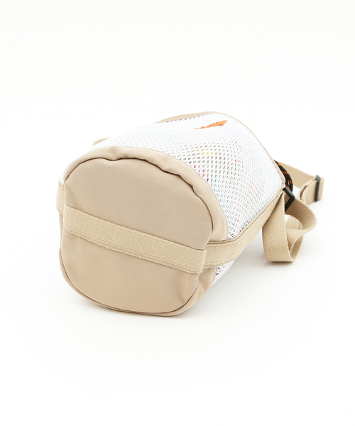 UNIVERSAL OVERALL（ユニバーサルオーバーオール）の「【UNIVERSAL OVERALL / ユニバーサル オーバーオール】ポーチinメッシュショルダー（エコバッグ/サブバッグ・メンズ・ブラック/カーキ/ホワイト・フリー）」の12枚目の写真