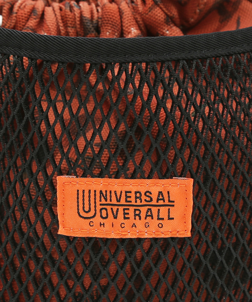 UNIVERSAL OVERALL（ユニバーサルオーバーオール）の「【UNIVERSAL OVERALL / ユニバーサル オーバーオール】ポーチinメッシュショルダー（エコバッグ/サブバッグ・メンズ・ブラック/カーキ/ホワイト・フリー）」の17枚目の写真