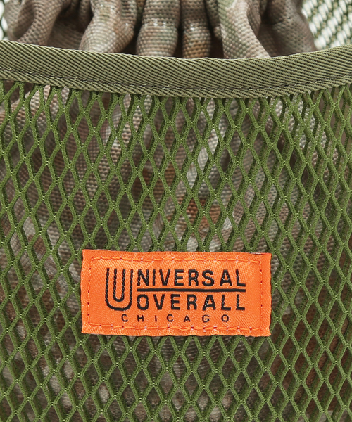 UNIVERSAL OVERALL（ユニバーサルオーバーオール）の「【UNIVERSAL OVERALL / ユニバーサル オーバーオール】ポーチinメッシュショルダー（エコバッグ/サブバッグ・メンズ・ブラック/カーキ/ホワイト・フリー）」の13枚目の写真