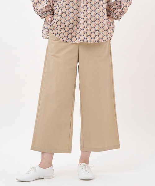 NIMES(ニーム)の「クロップドパンツ(その他パンツ・レディース・サックスブルー/ネイビー/ベージュ・0/1)」の2枚目の写真