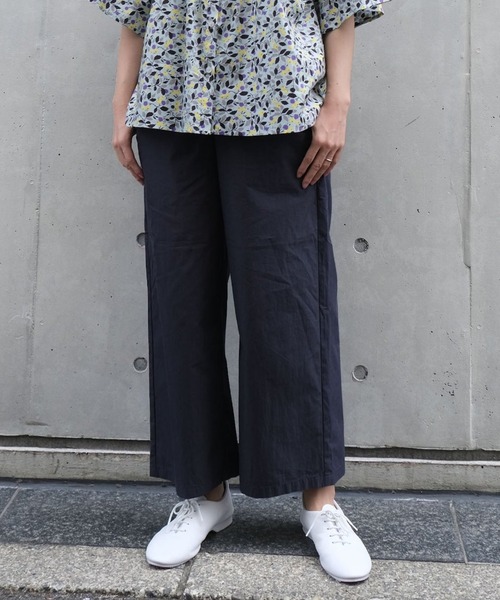 NIMES(ニーム)の「クロップドパンツ(その他パンツ・レディース・サックスブルー/ネイビー/ベージュ・0/1)」の3枚目の写真