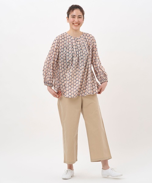 NIMES(ニーム)の「クロップドパンツ(その他パンツ・レディース・サックスブルー/ネイビー/ベージュ・0/1)」の14枚目の写真