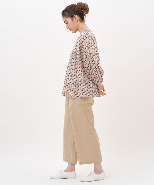 NIMES(ニーム)の「クロップドパンツ(その他パンツ・レディース・サックスブルー/ネイビー/ベージュ・0/1)」の8枚目の写真