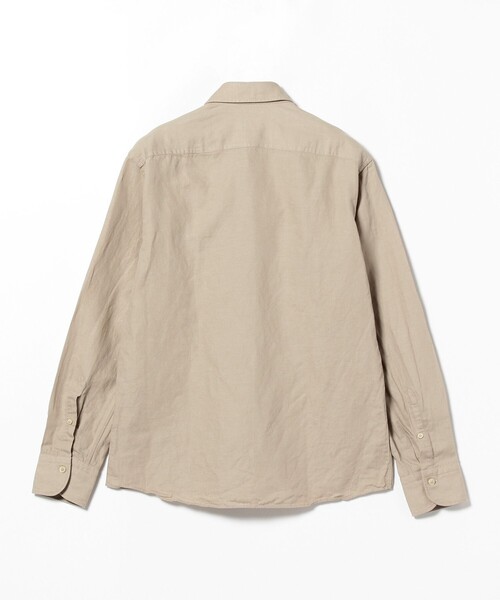 ALESSANDRO GHERARDI × BEAMS F / 別注 コットンヘンプ サファリシャツ