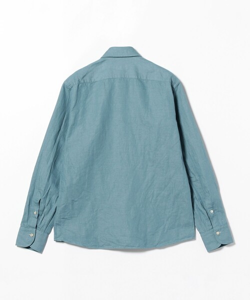 【美品】ビームスF別注 アレッサンドロゲラルディ コットンヘンプサファリシャツ ALESSANDRO GHERARDI × BEAMS F / 別注 コットンヘンプ サファリシャツ