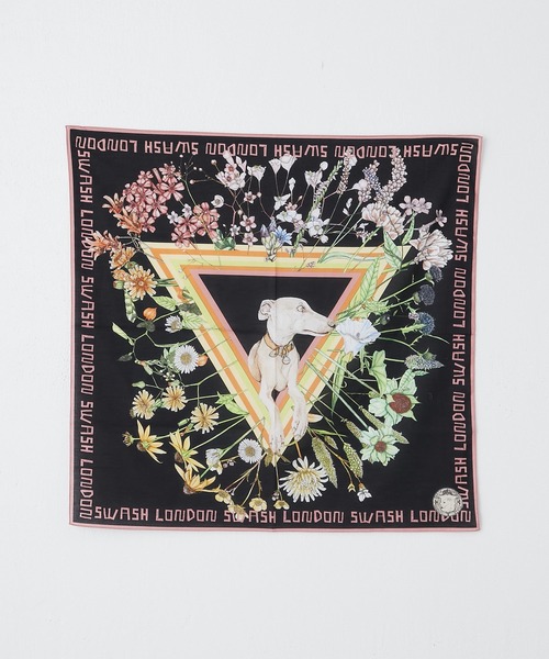 SWASH(スワッシュ)の「【SWASH(スウォッシュ)×ear】バンダナ/スカーフ(ストール/ショール・レディース・ホワイト/ブラック・FREE)」の16枚目の写真