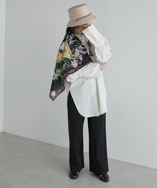 SWASH(スワッシュ)の「【SWASH(スウォッシュ)×ear】バンダナ/スカーフ(ストール/ショール・レディース・ホワイト/ブラック・FREE)」の21枚目の写真