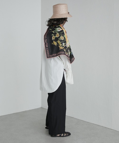 SWASH(スワッシュ)の「【SWASH(スウォッシュ)×ear】バンダナ/スカーフ(ストール/ショール・レディース・ホワイト/ブラック・FREE)」の22枚目の写真