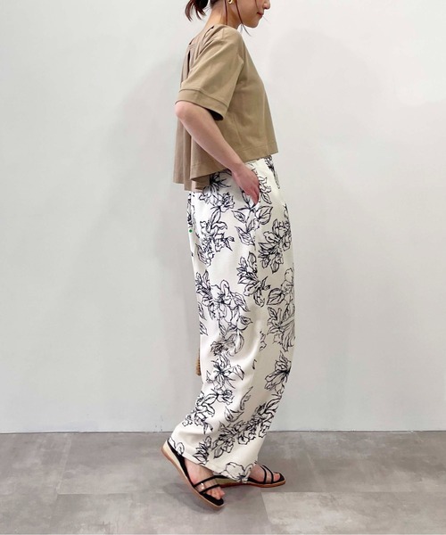 PICCIN(ピッチン)の「クロップドTシャツ(Tシャツ/カットソー・レディース・イエロー/モカ/オフホワイト・M)」の22枚目の写真