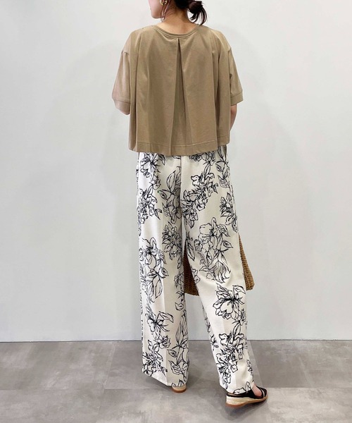 PICCIN(ピッチン)の「クロップドTシャツ(Tシャツ/カットソー・レディース・イエロー/モカ/オフホワイト・M)」の9枚目の写真