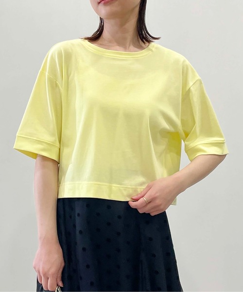 PICCIN(ピッチン)の「クロップドTシャツ(Tシャツ/カットソー・レディース・イエロー/モカ/オフホワイト・M)」の11枚目の写真