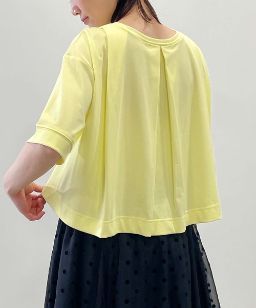 PICCIN(ピッチン)の「クロップドTシャツ(Tシャツ/カットソー・レディース・イエロー/モカ/オフホワイト・M)」の18枚目の写真