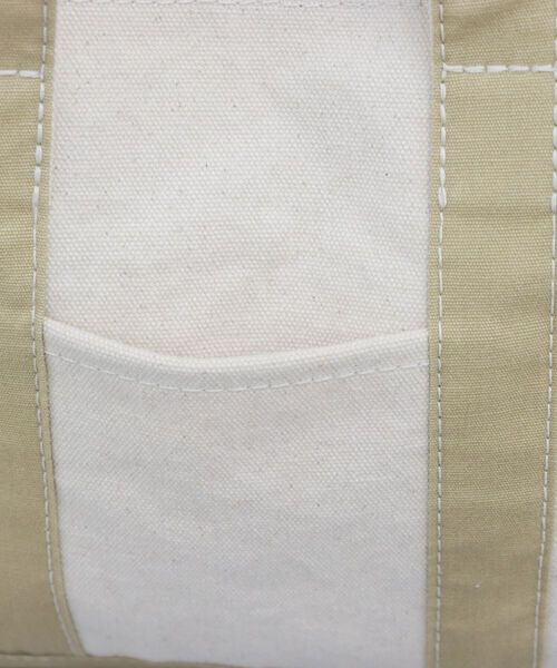 fredy emue（フレディエミュ）の「テープショルダーキャンバストートバッグ（トートバッグ・レディース・グレー/ベージュ・FREE）」の13枚目の写真