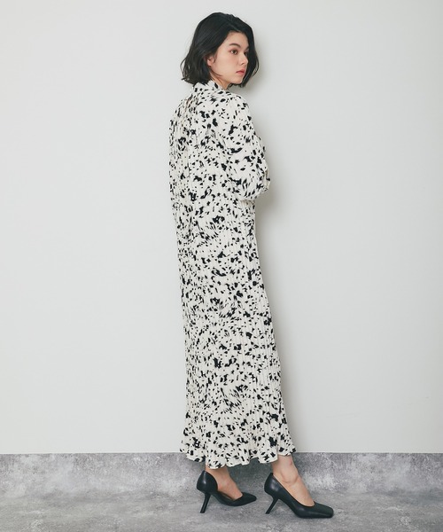 SMILE ORCHIDスマイルオーキッド ノースリーブプリーツドレスワンピース ノースリーブプリーツドレス（ワンピース）｜SMILE ORCHID