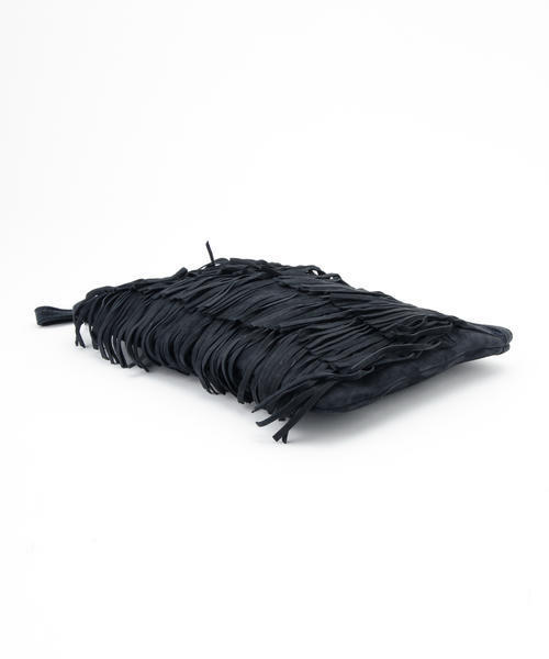 Ray BEAMS（レイビームス）の「Ray BEAMS / フリンジ クラッチバッグ（クラッチバッグ・レディース・ブラウン/ネイビー・ONE SIZE）」の15枚目の写真