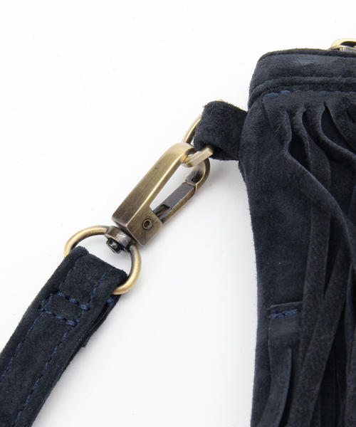 Ray BEAMS（レイビームス）の「Ray BEAMS / フリンジ クラッチバッグ（クラッチバッグ・レディース・ブラウン/ネイビー・ONE SIZE）」の17枚目の写真