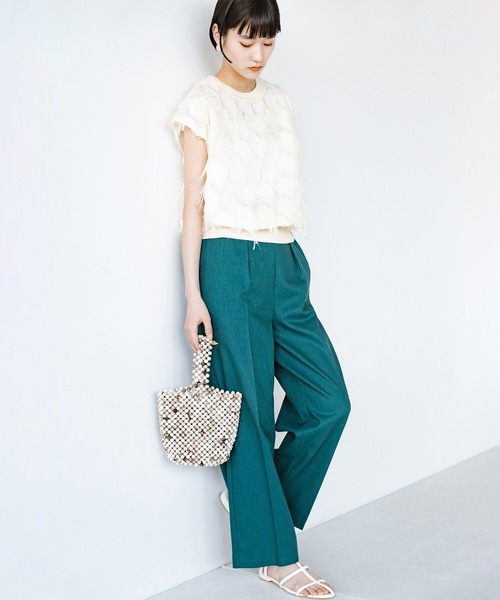 haco!（ハコ）の「ふわふわ浮き足立ちたい ふさふさカットジャカードの