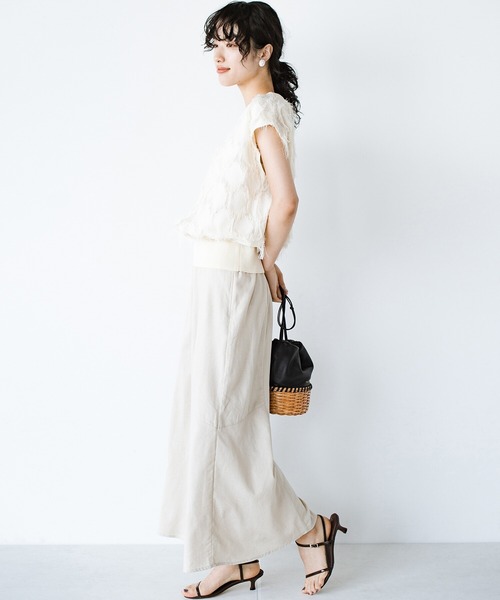 haco!（ハコ）の「ふわふわ浮き足立ちたい ふさふさカットジャカードの