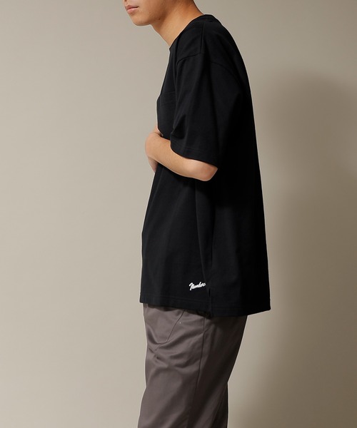NUMBER (N)INE(ナンバーナイン)の「CLASSIC COTTON POCKET OVER T-SHIRT / クラシック コットン スクエアポケット オーバーTシャツ(Tシャツ/カットソー・メンズ・ブルーグレー/ネイビー/ブラック/ホワイト/アッシュグレー・3/4/2)」の12枚目の写真