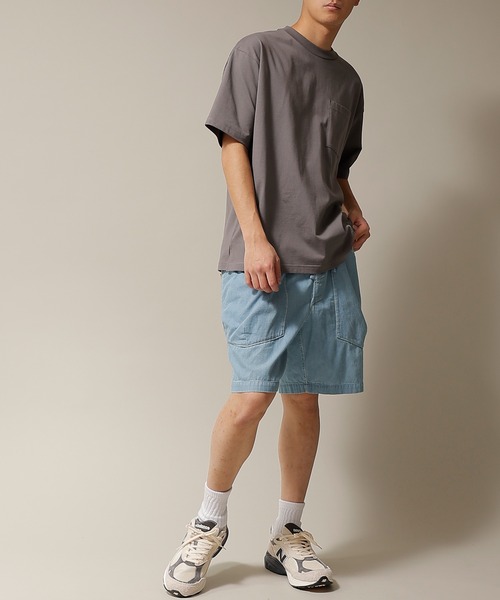 NUMBER (N)INE(ナンバーナイン)の「CLASSIC COTTON POCKET OVER T-SHIRT / クラシック コットン スクエアポケット オーバーTシャツ(Tシャツ/カットソー・メンズ・ブルーグレー/ネイビー/ブラック/ホワイト/アッシュグレー・3/4/2)」の13枚目の写真