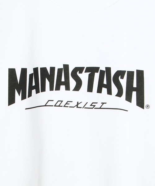 MANASTASH（マナスタッシュ）の「MANASTASH/マナスタッシュ/ThrashLogoSweat/スラッシュロゴスウェット（スウェット・メンズ・ブラック/ホワイト・F/L/M/XL）」の4枚目の写真