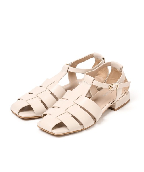 Elura（エルーラ）の「疲れしらずグルカサンダル（サンダル・レディース・ブラック/アイボリー・LARGE/MEDIUM）」の2枚目の写真