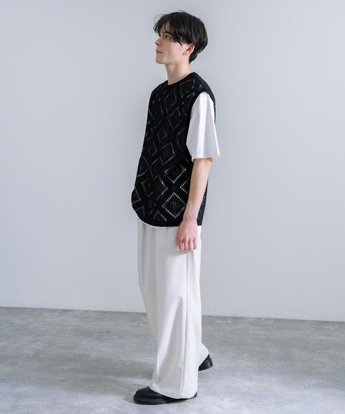 Audience（オーディエンス）の「日本製 MILPAテック スカラレース ノースリーブベスト AUD6455（ベスト・メンズ・ブラック/キャメル/ネイビー・L/XL/M）」の6枚目の写真