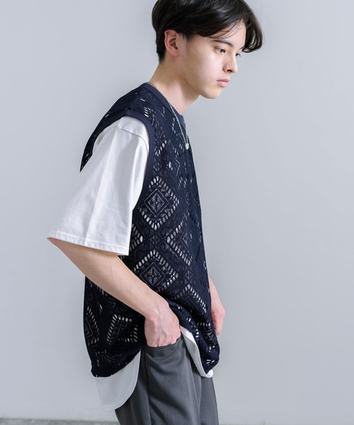 Audience（オーディエンス）の「日本製 MILPAテック スカラレース ノースリーブベスト AUD6455（ベスト・メンズ・ブラック/キャメル/ネイビー・L/XL/M）」の9枚目の写真