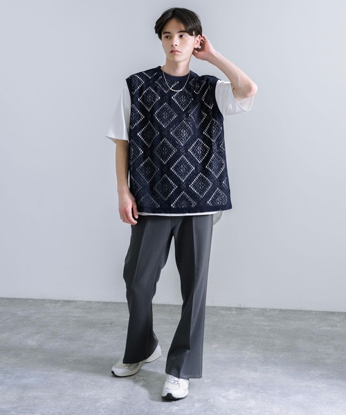 Audience（オーディエンス）の「日本製 MILPAテック スカラレース ノースリーブベスト AUD6455（ベスト・メンズ・ブラック/キャメル/ネイビー・L/XL/M）」の11枚目の写真