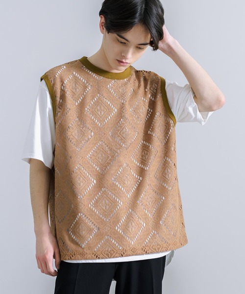 Audience（オーディエンス）の「日本製 MILPAテック スカラレース ノースリーブベスト AUD6455（ベスト・メンズ・ブラック/キャメル/ネイビー・L/XL/M）」の12枚目の写真