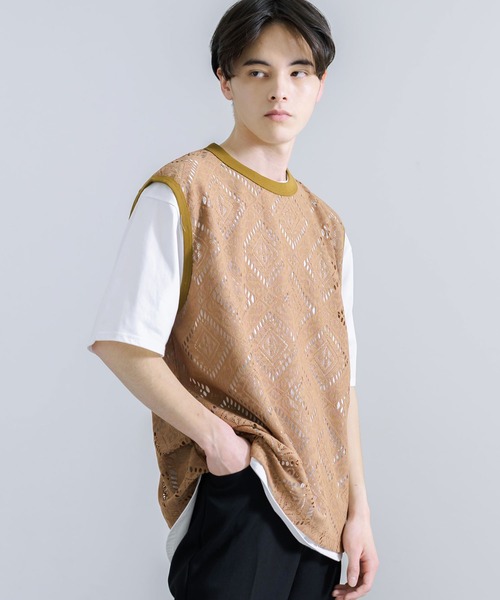 Audience（オーディエンス）の「日本製 MILPAテック スカラレース ノースリーブベスト AUD6455（ベスト・メンズ・ブラック/キャメル/ネイビー・L/XL/M）」の13枚目の写真