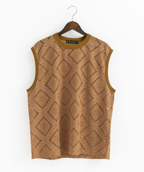 Audience（オーディエンス）の「日本製 MILPAテック スカラレース ノースリーブベスト AUD6455（ベスト・メンズ・ブラック/キャメル/ネイビー・L/XL/M）」の16枚目の写真