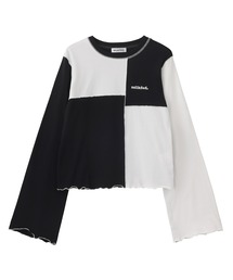 MILKFED. | LETTUCE EDGE L/S TOP(Tシャツ/カットソー)