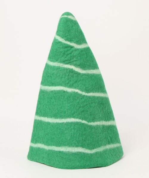 チャイハネ（チャイハネ）の「【チャイハネ】サウナトンガリフェルトハット（ハット・レディース・パープル/グリーン/レッド・FREE）」の2枚目の写真