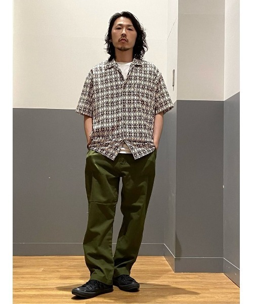 Right-on(ライトオン)の「Other(ソノタ)ポリクロス半袖シャツ(シャツ/ブラウス・メンズ・ブルー/ブラック/ライトブラウン・L/XL/M)」の21枚目の写真