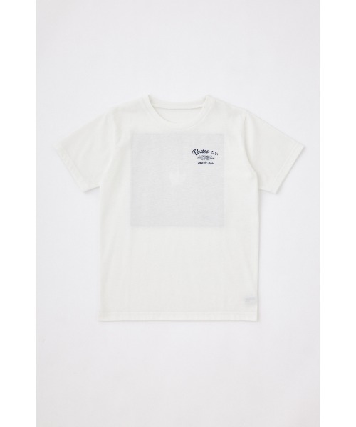 RODEO CROWNS WIDE BOWL（ロデオクラウンズワイドボウル）の「キッズ レトロバンダナパッチTシャツ（Tシャツ/カットソー・キッズ・ライトブルー/チャコールグレー/オフホワイト・1/2）」の12枚目の写真