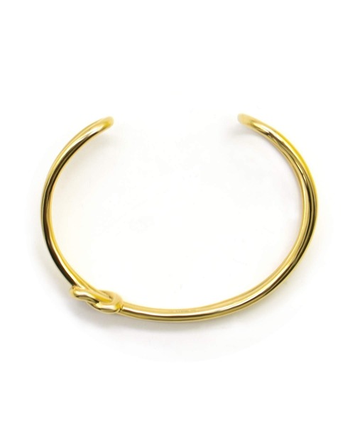 LHME（エルエイチエムイー）の「LHME ノットバングル/サージカルステンレス316L（金属アレルギー対応）（バングル/リストバンド・レディース・ゴールド/シルバー・ONE SIZE）」の3枚目の写真