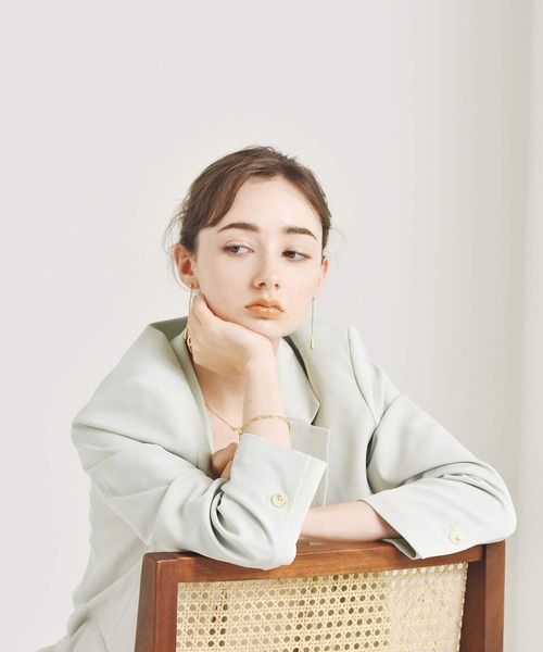 LHME(エルエイチエムイー)の「LHME ロングドロップピアス/サージカルステンレス316L(金属アレルギー対応)(ピアス(両耳用)・レディース・ゴールド/シルバー・ONE SIZE)」の13枚目の写真