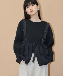 THE YOn | ナイロンバルーンサスペンダートップス(ベスト)