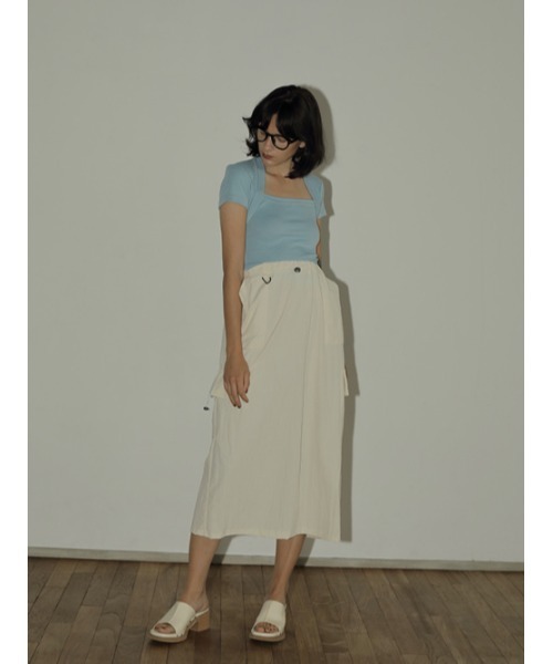 AMAIL（アマイル）の「Puff water fit cloth（Tシャツ/カットソー・レディース・ブルー/ホワイト/ブラック・FREE）」の12枚目の写真