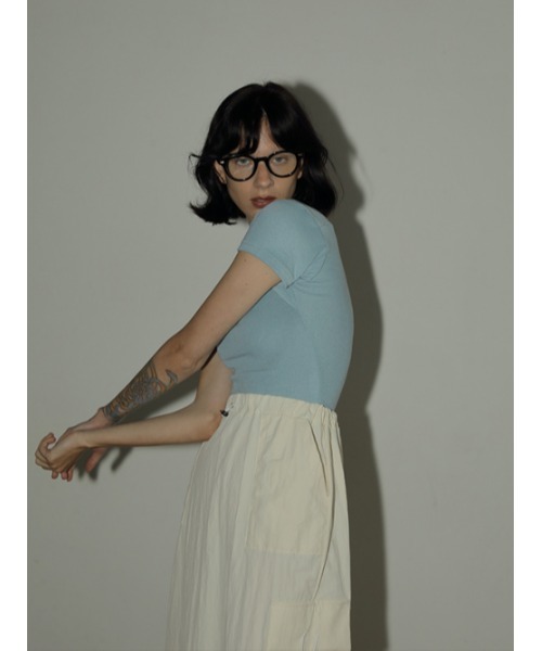 AMAIL（アマイル）の「Puff water fit cloth（Tシャツ/カットソー・レディース・ブルー/ホワイト/ブラック・FREE）」の5枚目の写真